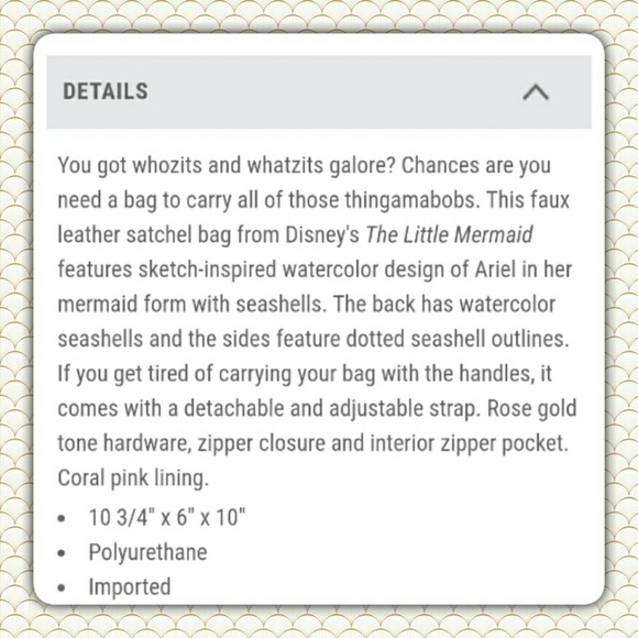 Loungefly Disney Ariel Sketch Satchel and Wallet - Picture 2 of 8